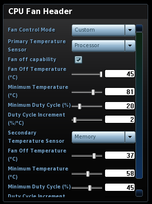 Intel NUC BIOS Cooling